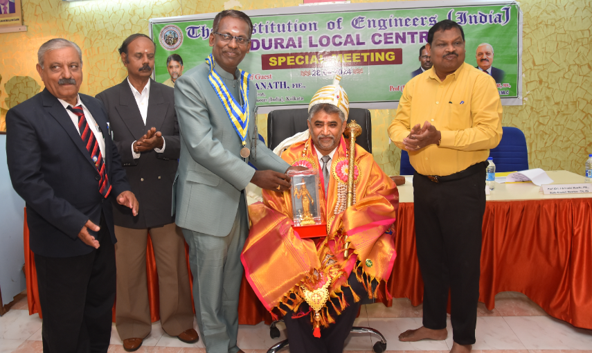 IEI Kolkata President Visit to Madurai Local center